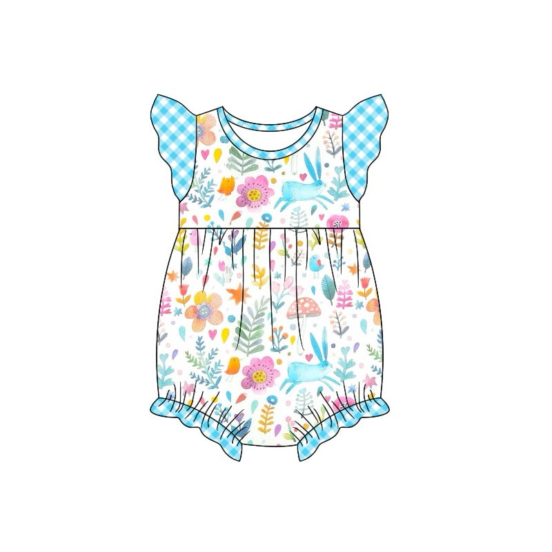Toddle girls Easter bunny romper preorder