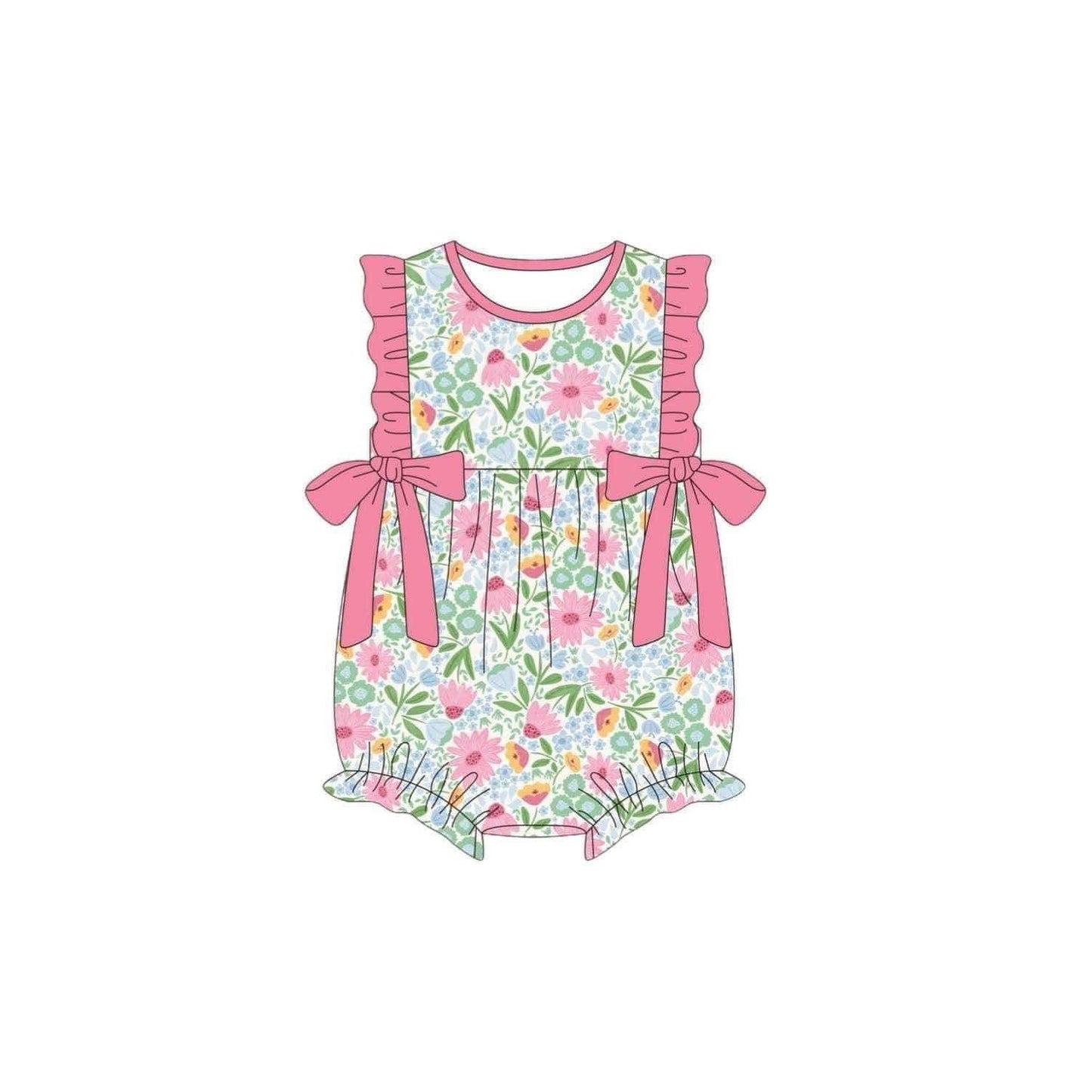Flower girls wholesale baby romper preorder