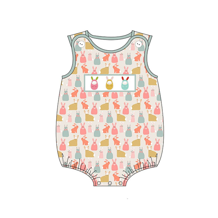Toddle boy Easter bunny romper preorder