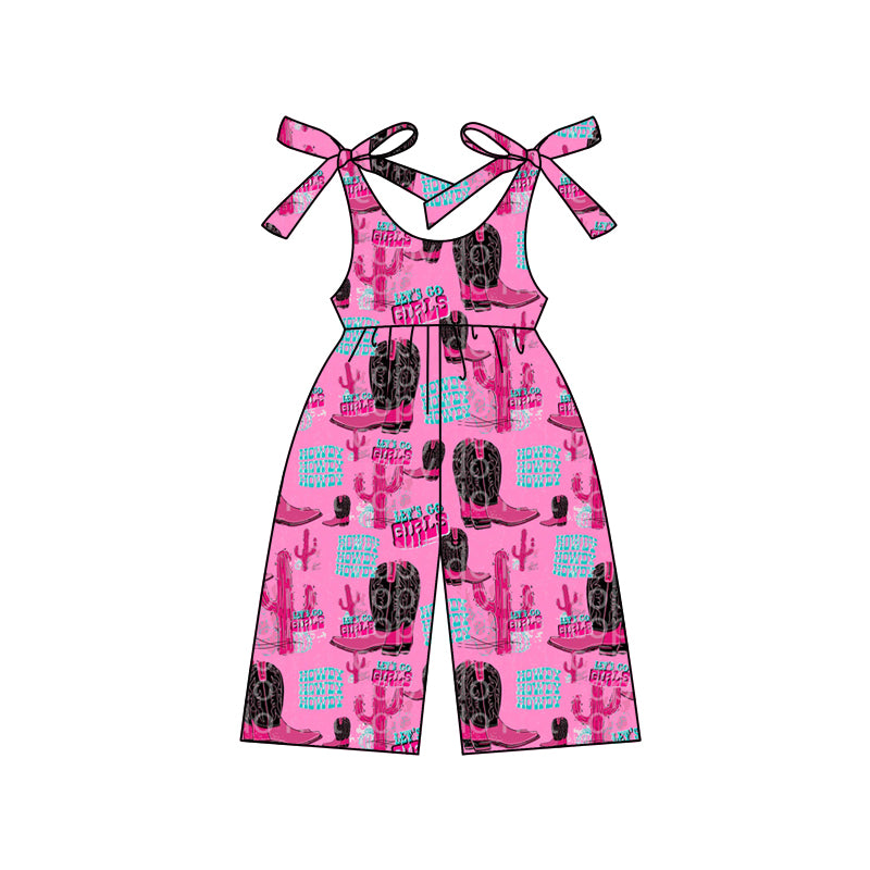 Western cowgirls howdy summer jumpsuit preorder