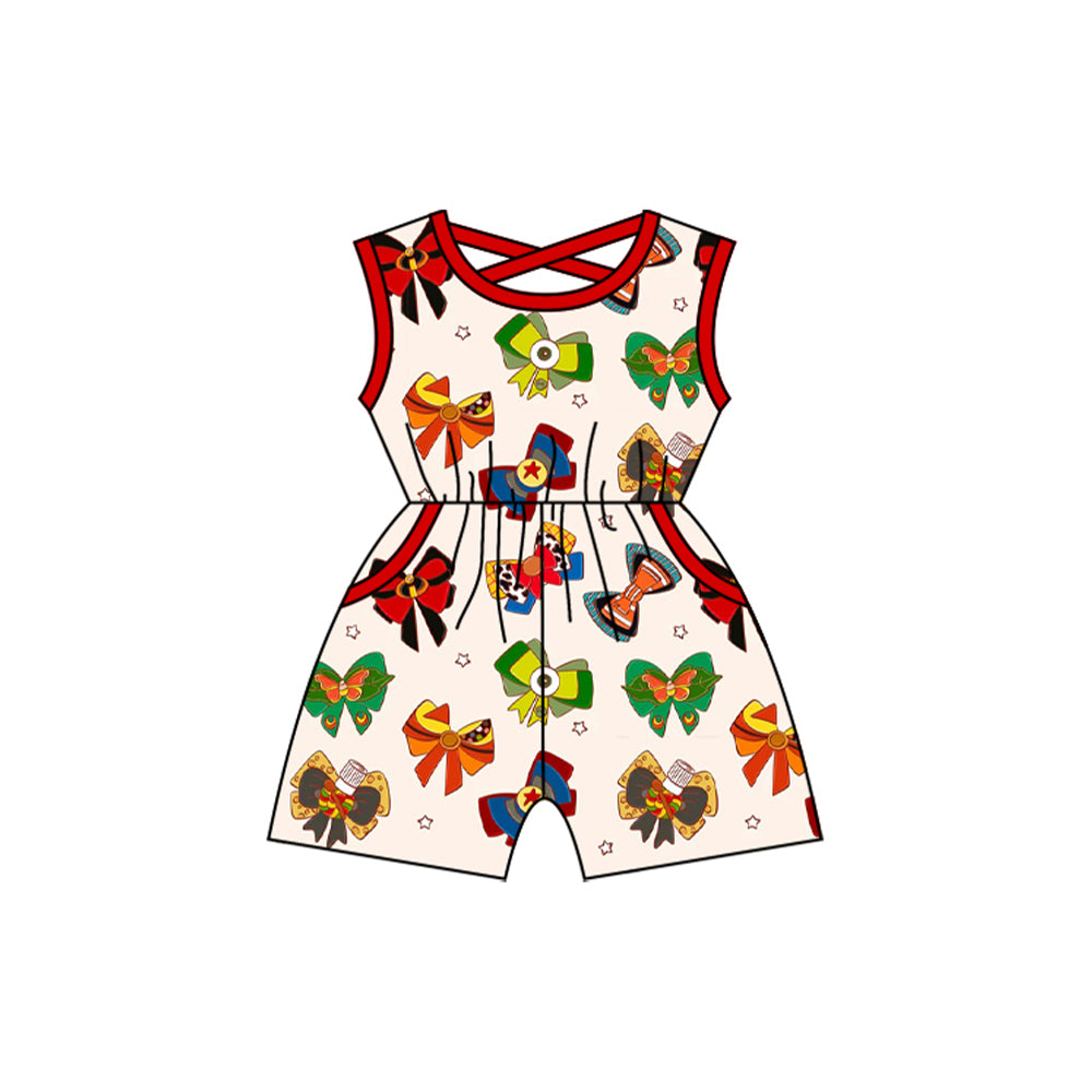 baby girls princess cartoon bow jumpsuit preorder