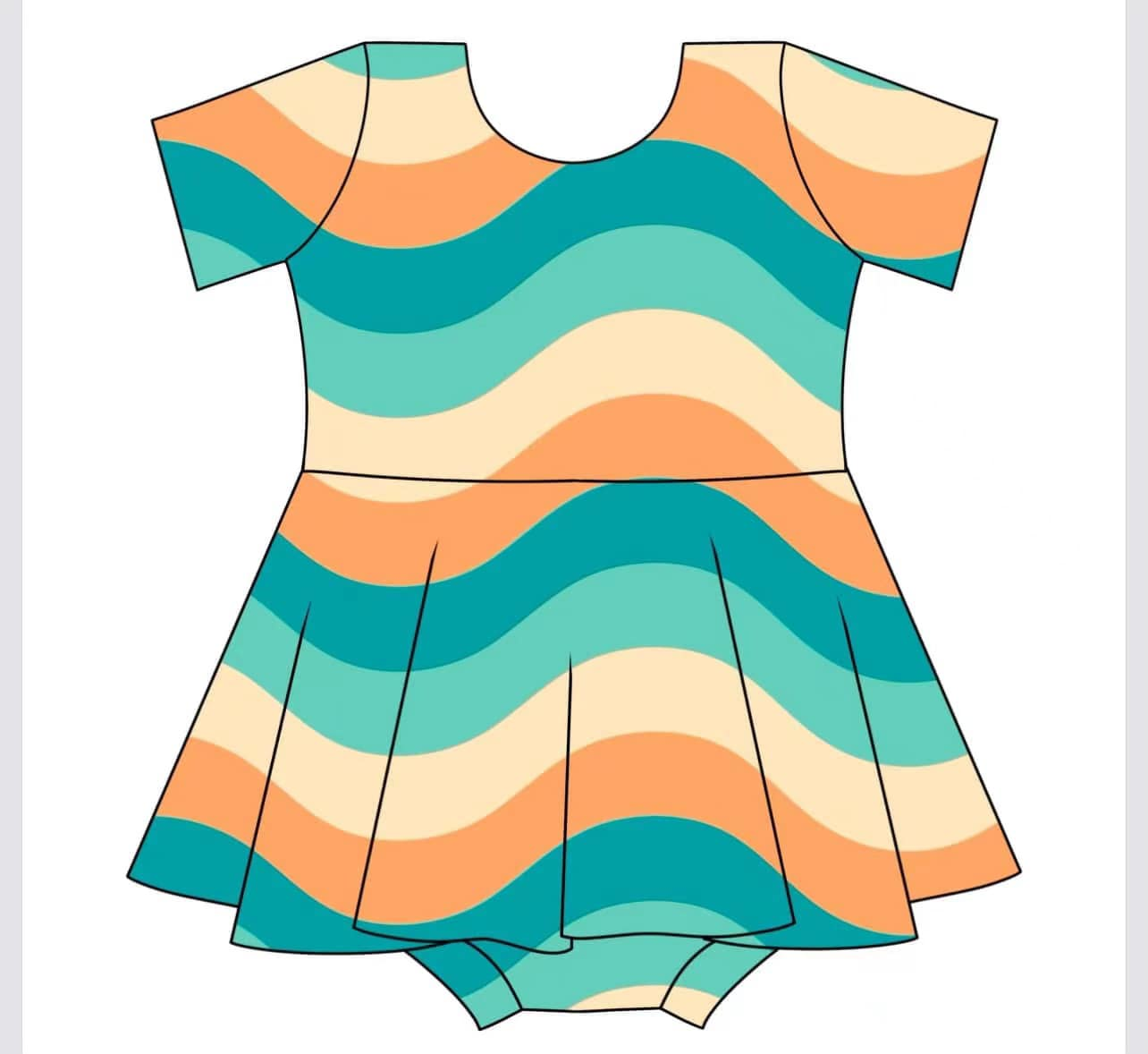 Toddle girl summer romper preorder