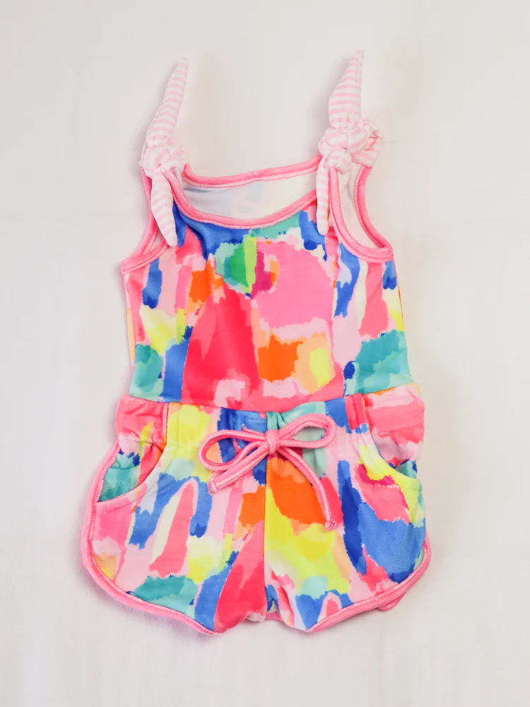 Toddle girls tie dye summer romper preorder