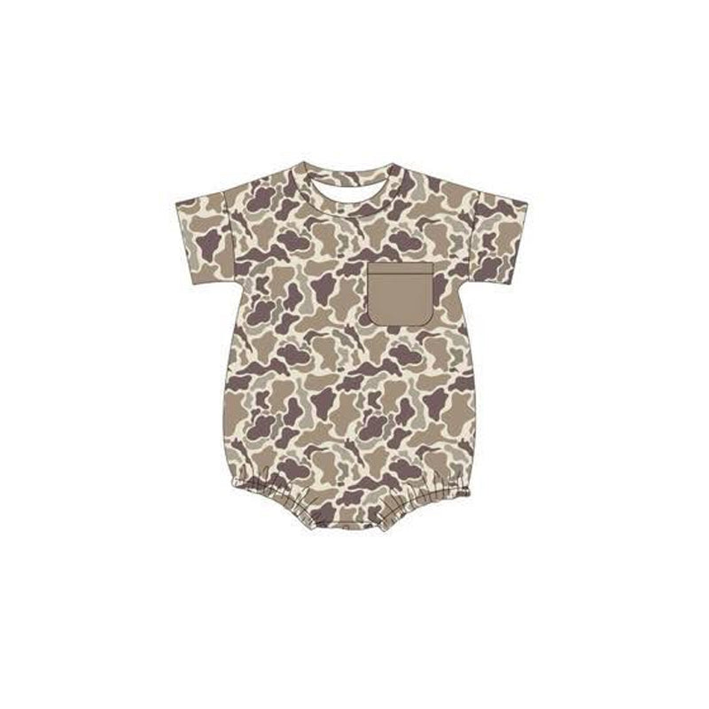 Toddle boy camouflage romper preorder