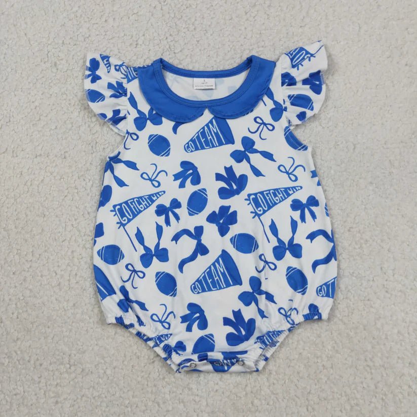 Toddle girls blue team design girls dress