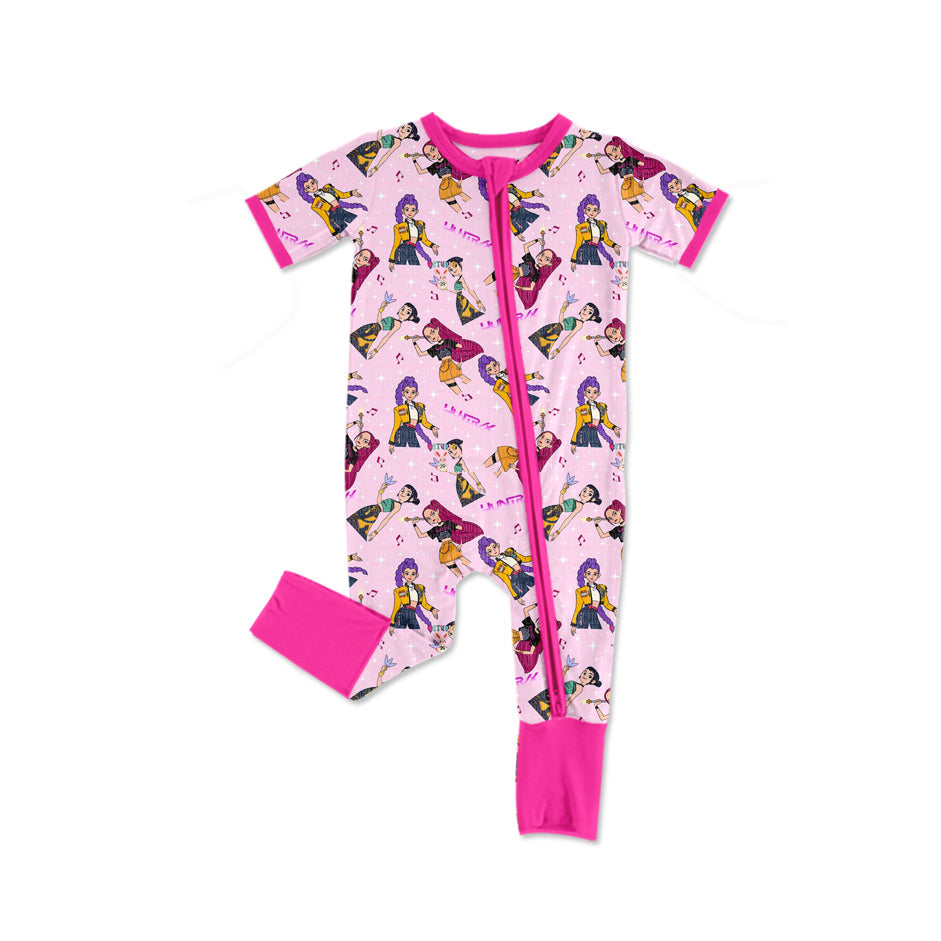 Movie design toddle baby girls romper preorder