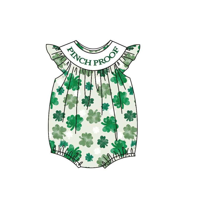 Saint Patrick's Day toddle baby girls romper preorder