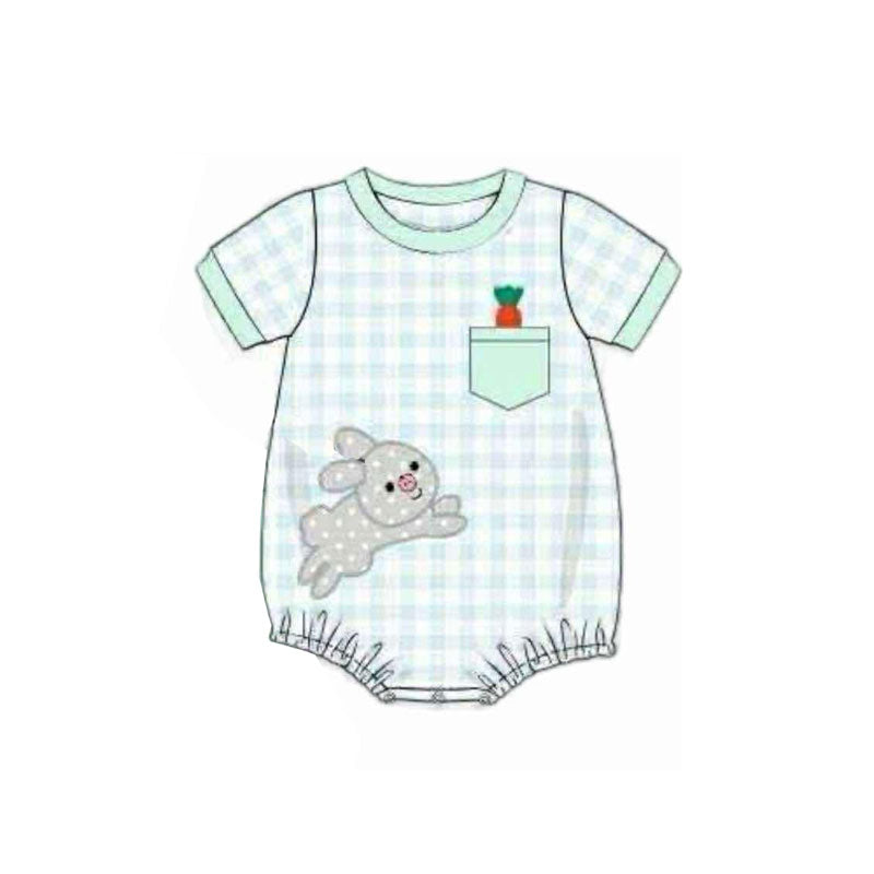 Easter bunny toddle baby boy romper preorder