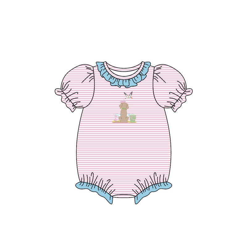 Gog duck print toddle baby girl romper preorder