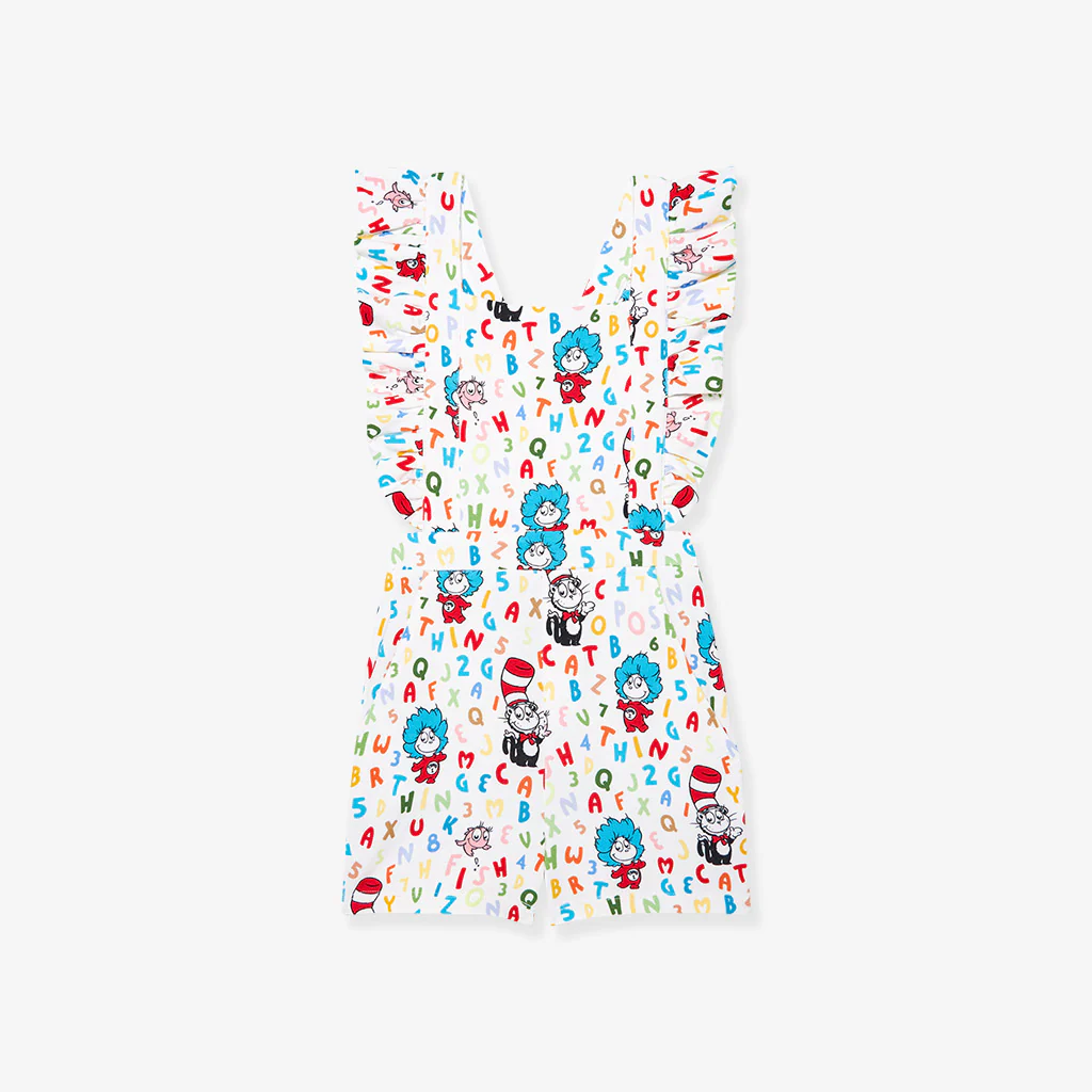 Toddle girls dr doctor print jumpsuit preorder