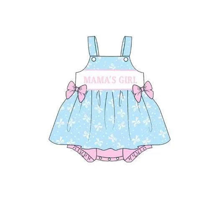 Mamas girl floral print baby romper preorder