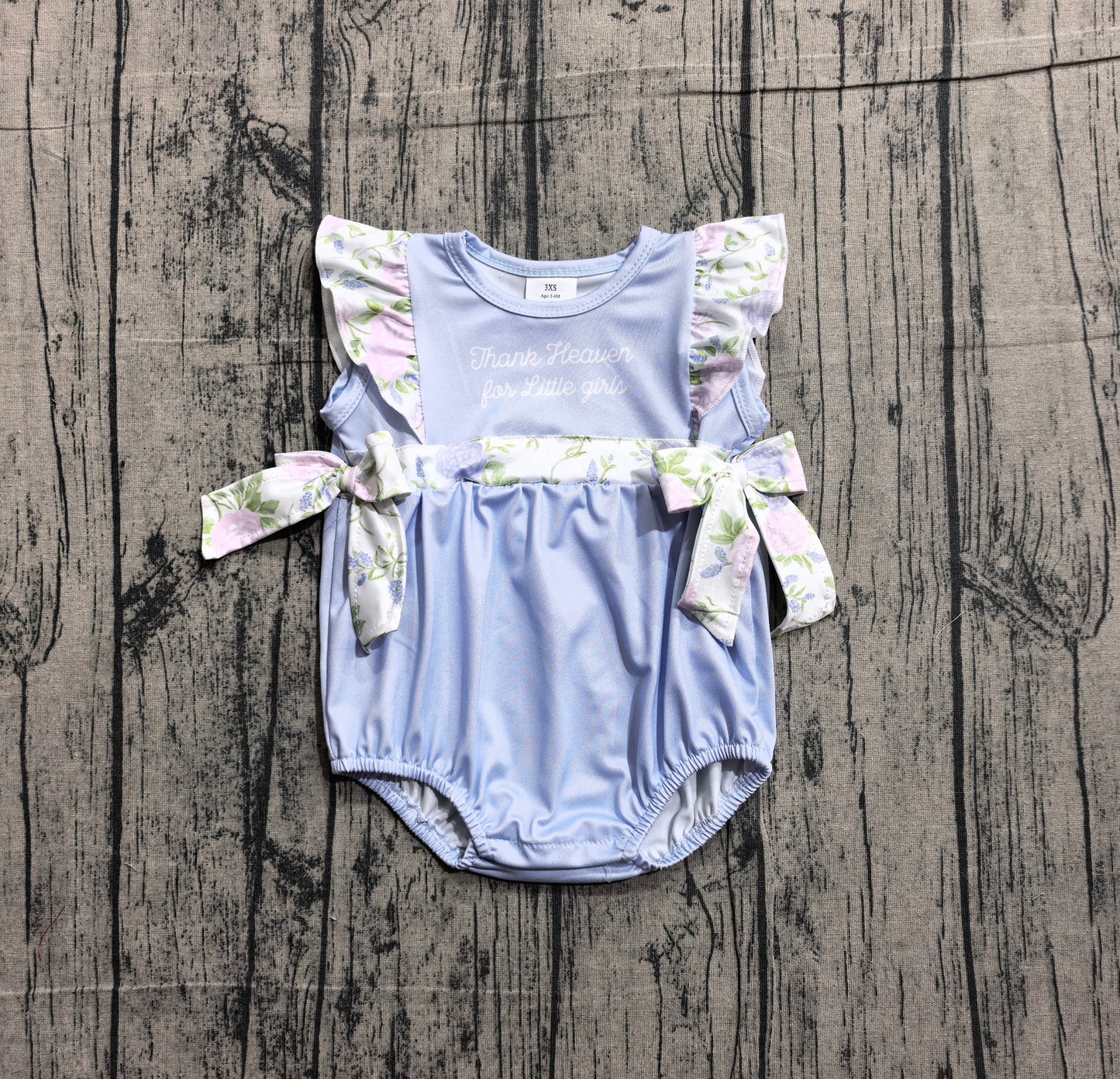 Thank heaven for little girls toddle girls summer romper preorder