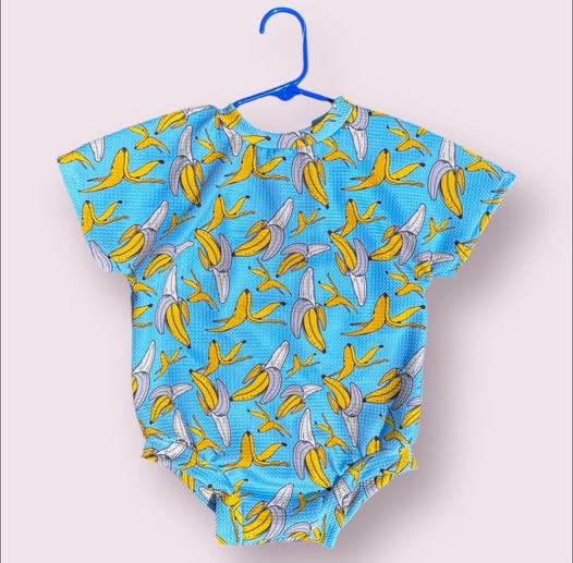 Banana design toddle baby romper preorder