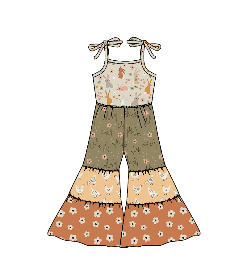 Toddle girls easter bunny design jumpsuit preorder