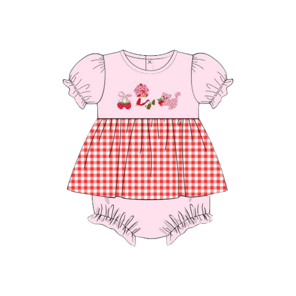 Strawberry design toddle baby summer romper preorder