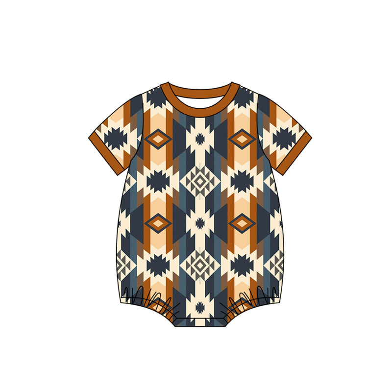 Toddle baby boy western romper preorder