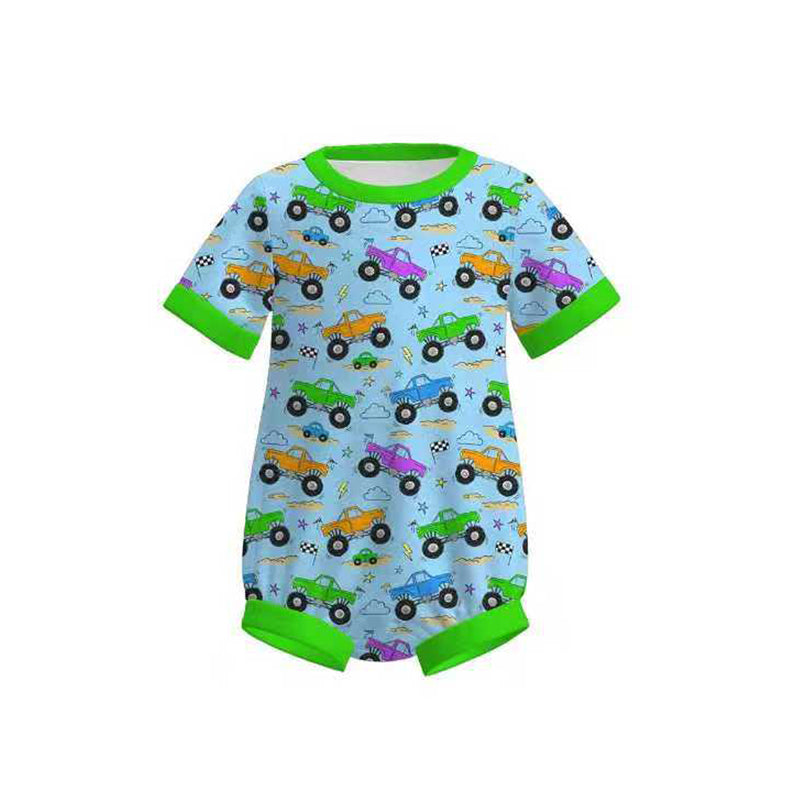 Toddle baby car design short sleeve romper preorder