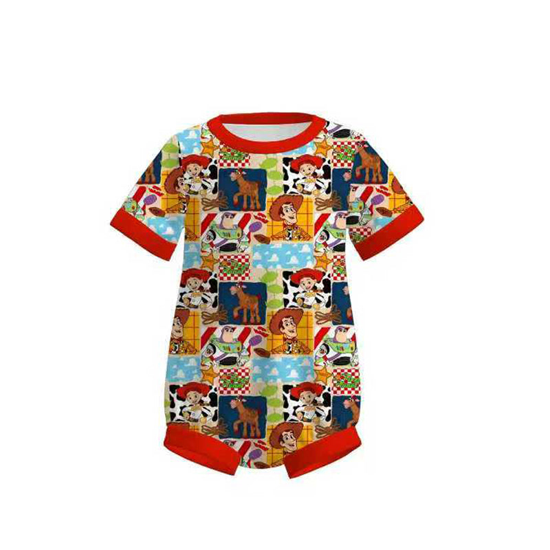 Toddle baby cartoon story short sleeve romper preorder