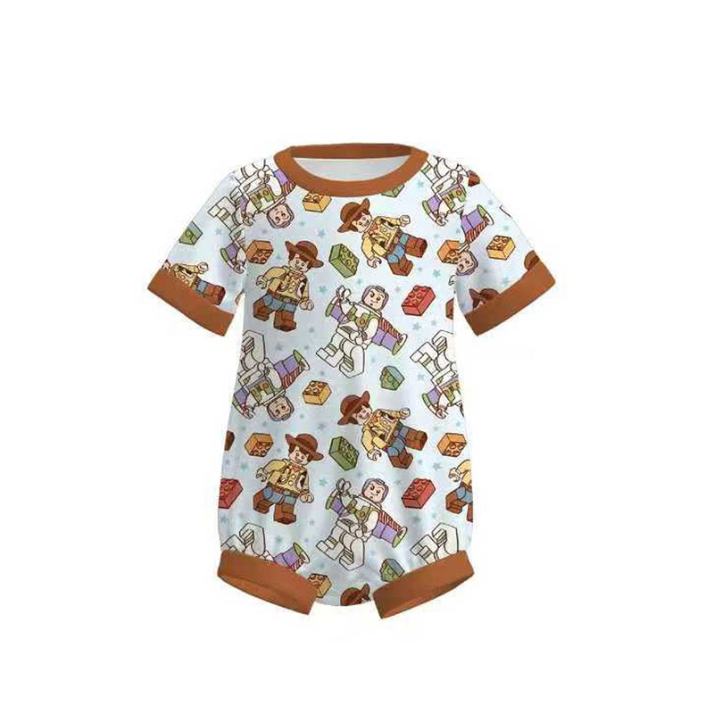 Toddle baby cartoon story short sleeve romper preorder