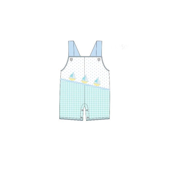 Sailboat design toddle baby romper preorder