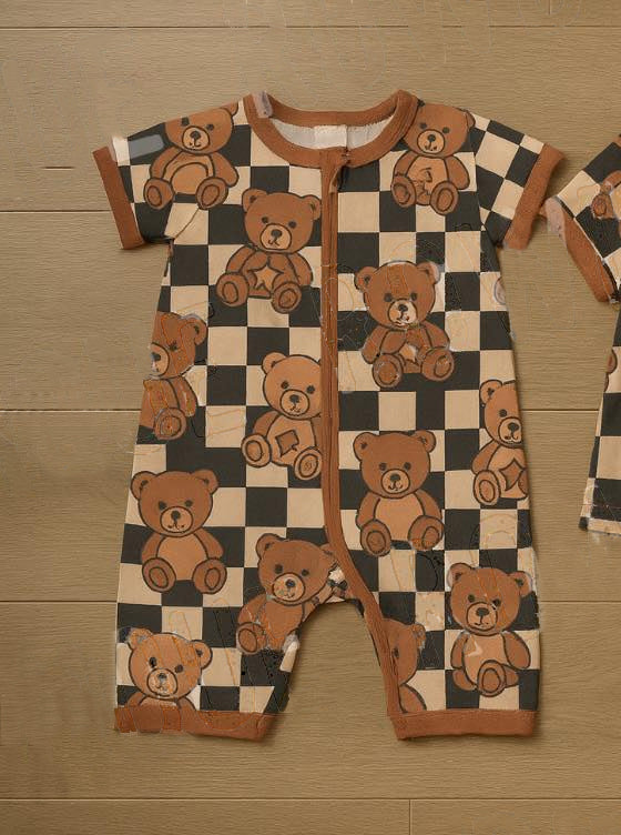 Deer design toddle baby boy romper preorder