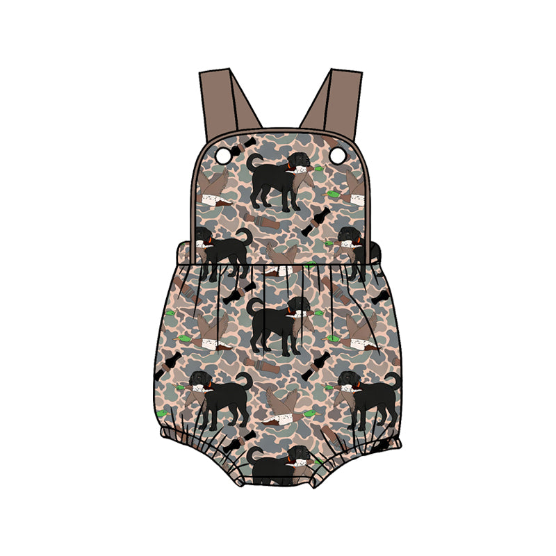 Dog duck design summer romper preorder