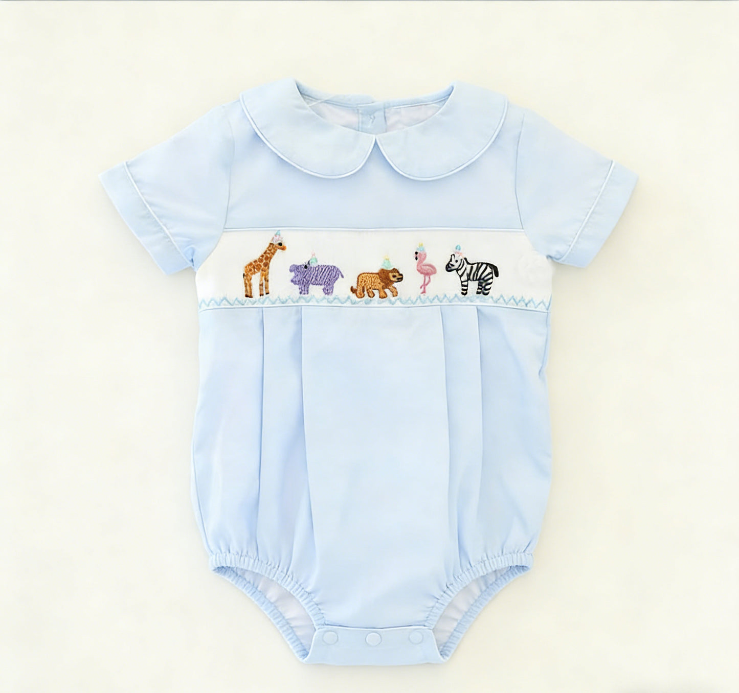 Animal design toddle boy summer romper preorder