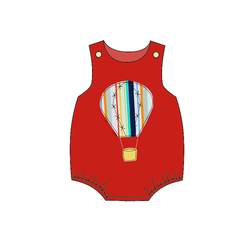 toddle boy balloon design romper preorder