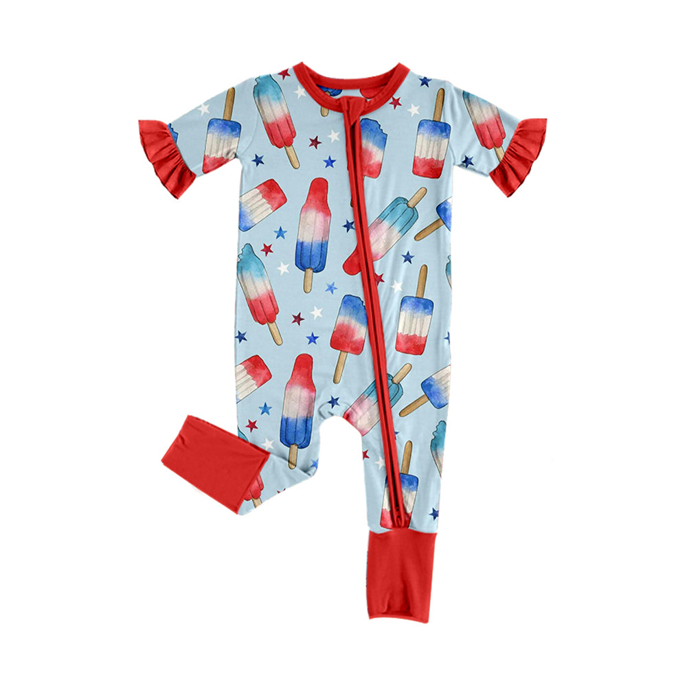 July 4th popsicle girls summer romper preorder