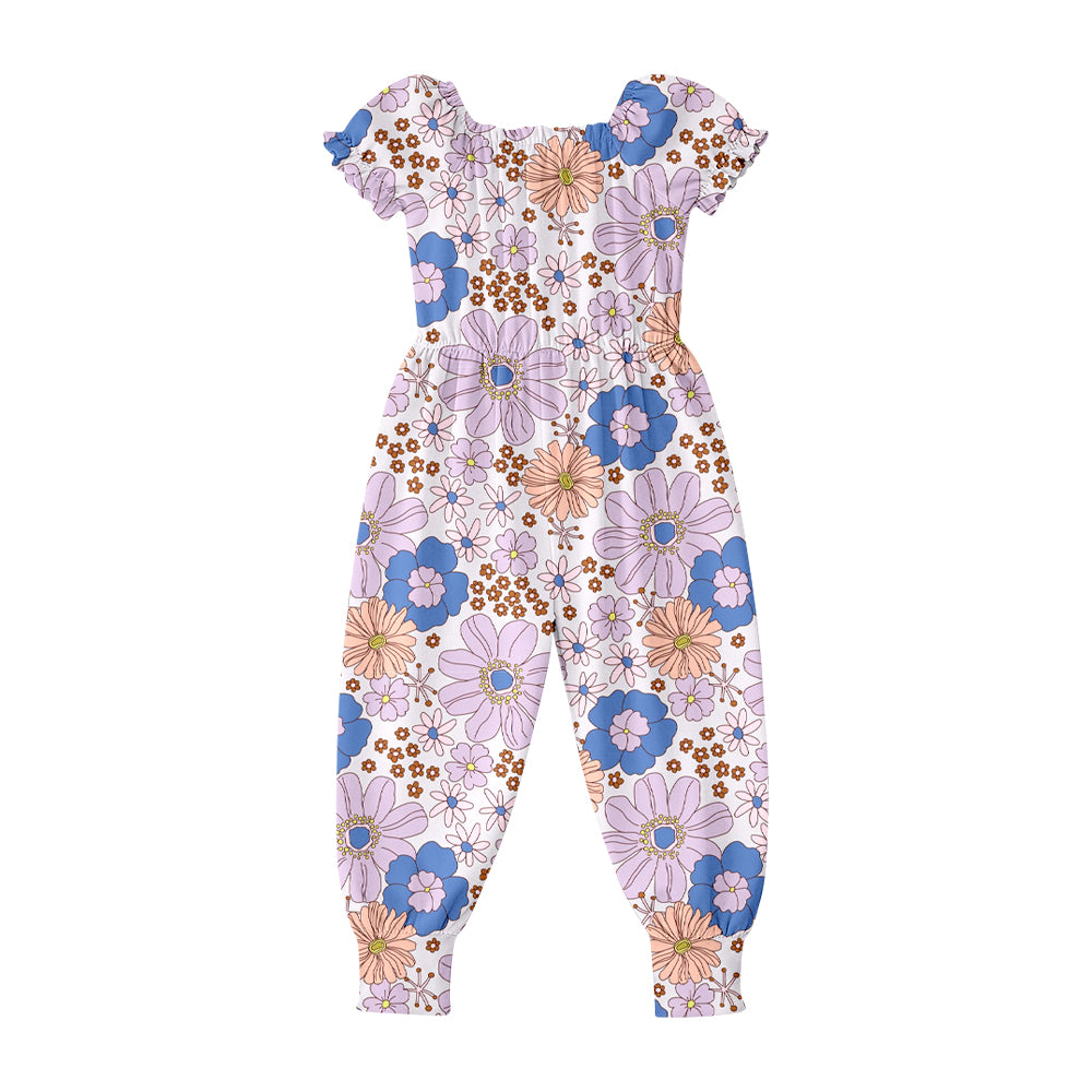 Toddle girls flowers design jumpsuit preorder