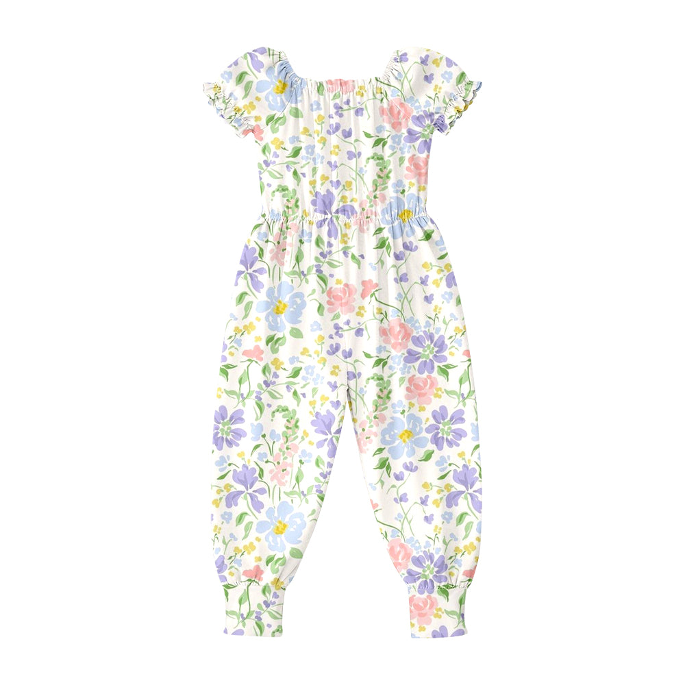 Toddle girls flowers design jumpsuit preorder
