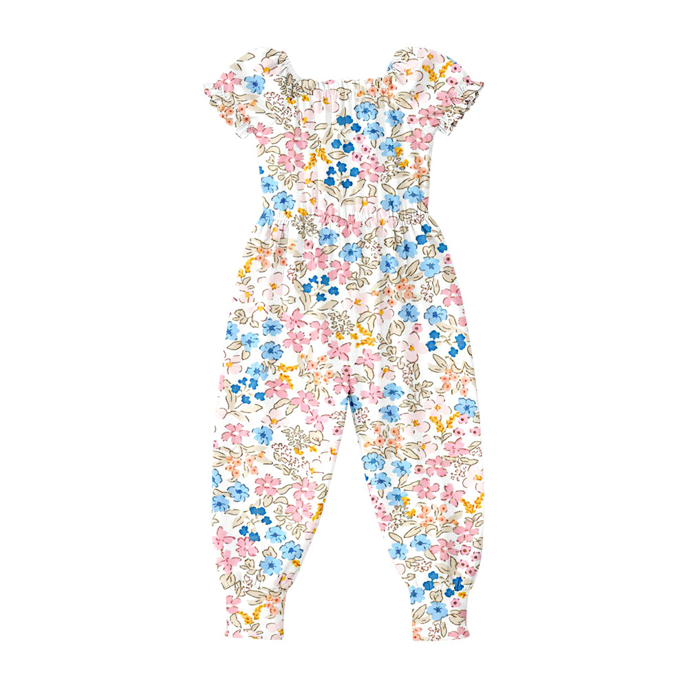 Toddle girls flowers design jumpsuit preorder