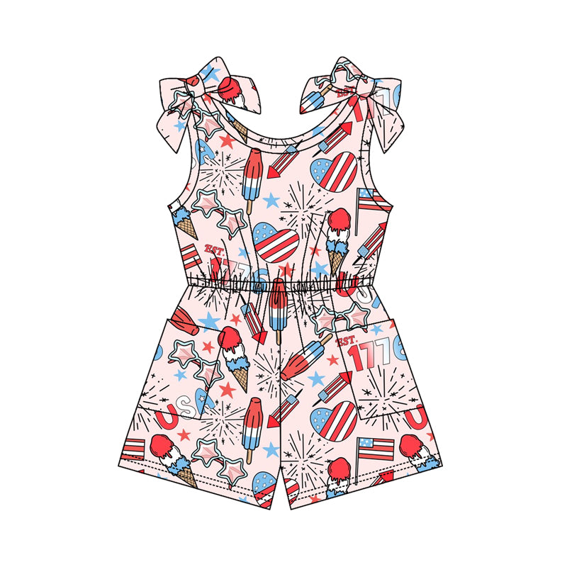 America girls popsicle design jumpsuit preorder
