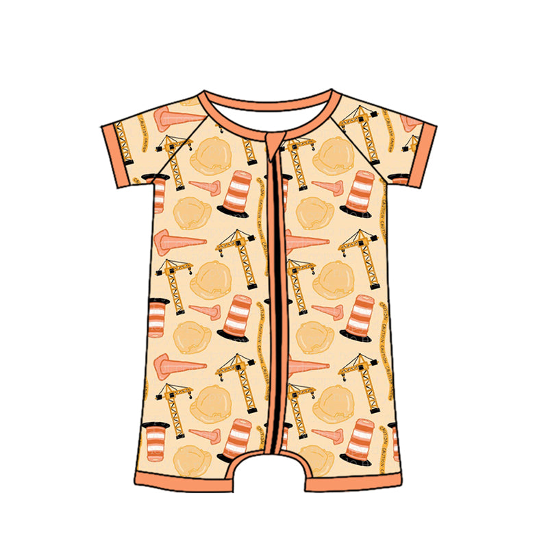 Toddle baby boy derrick tower design summer romper preorder