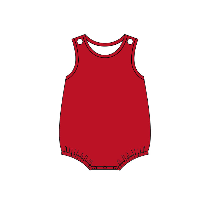 Toddle baby red color summer romper preorder
