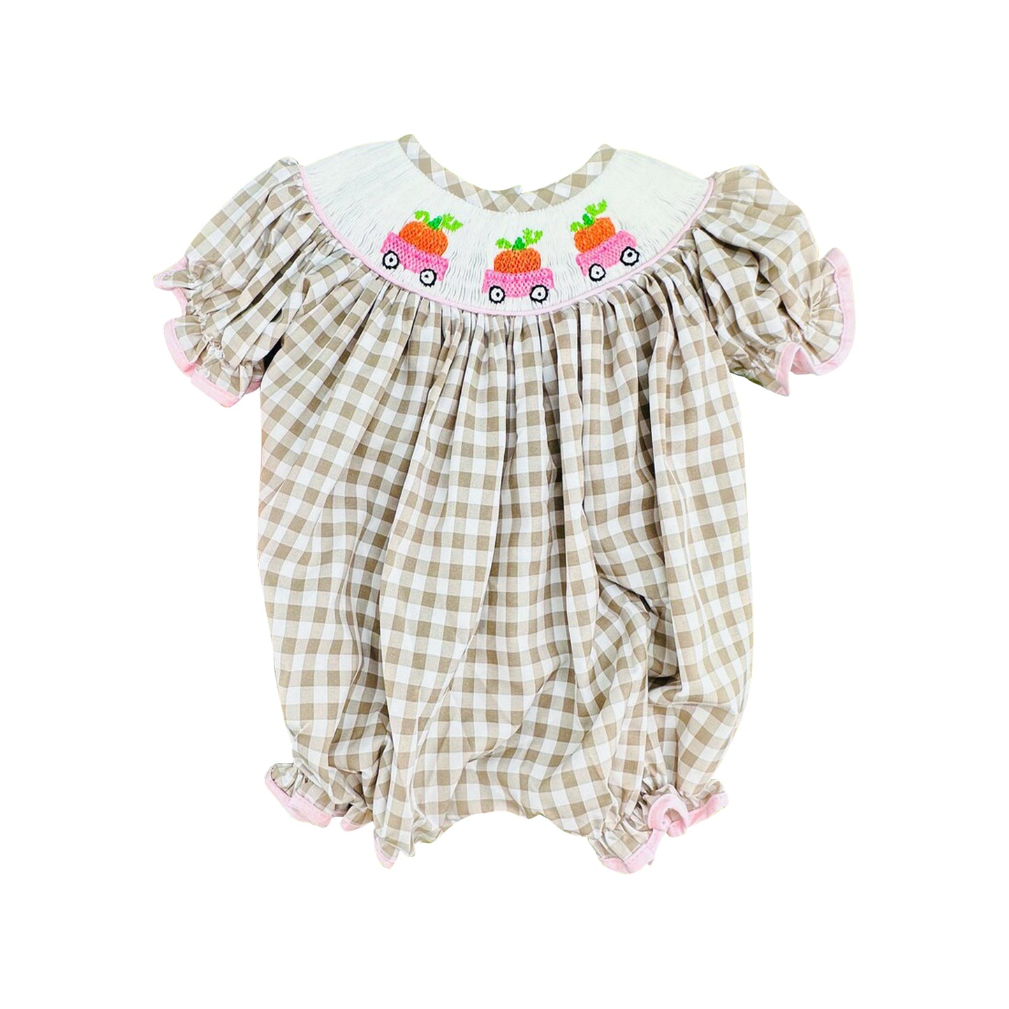 Toddle baby girl fall pumpkin short sleeve romper preorder