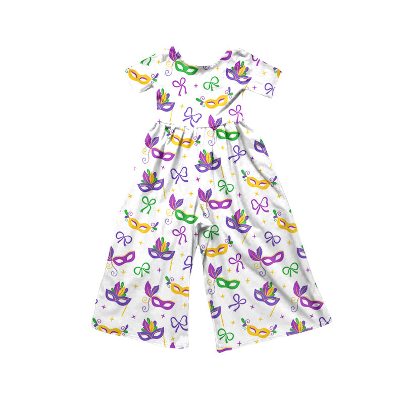 Toddle girls Mardi Gras jumpsuit preorder