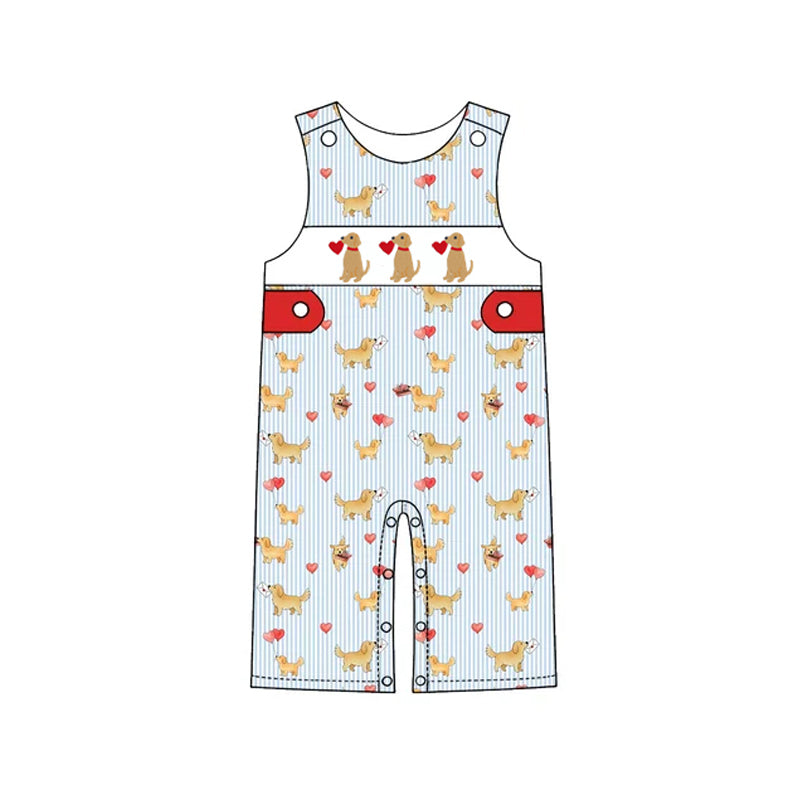 Valentines day print toddle baby sleeveless romper preorder
