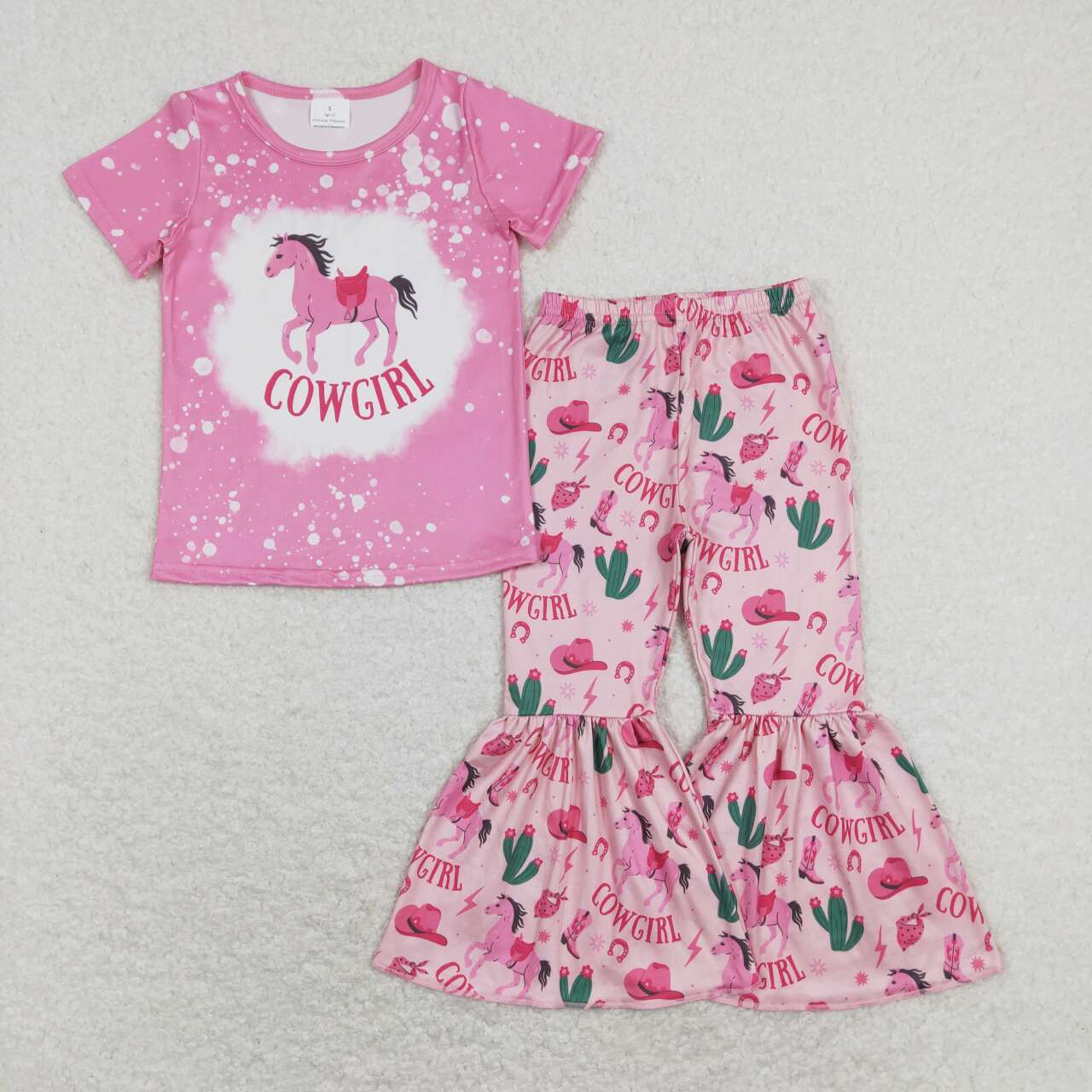 cowgirl horse western bell bottoms outfit