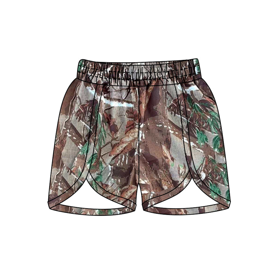 Adult women camo print summer shorts preorder