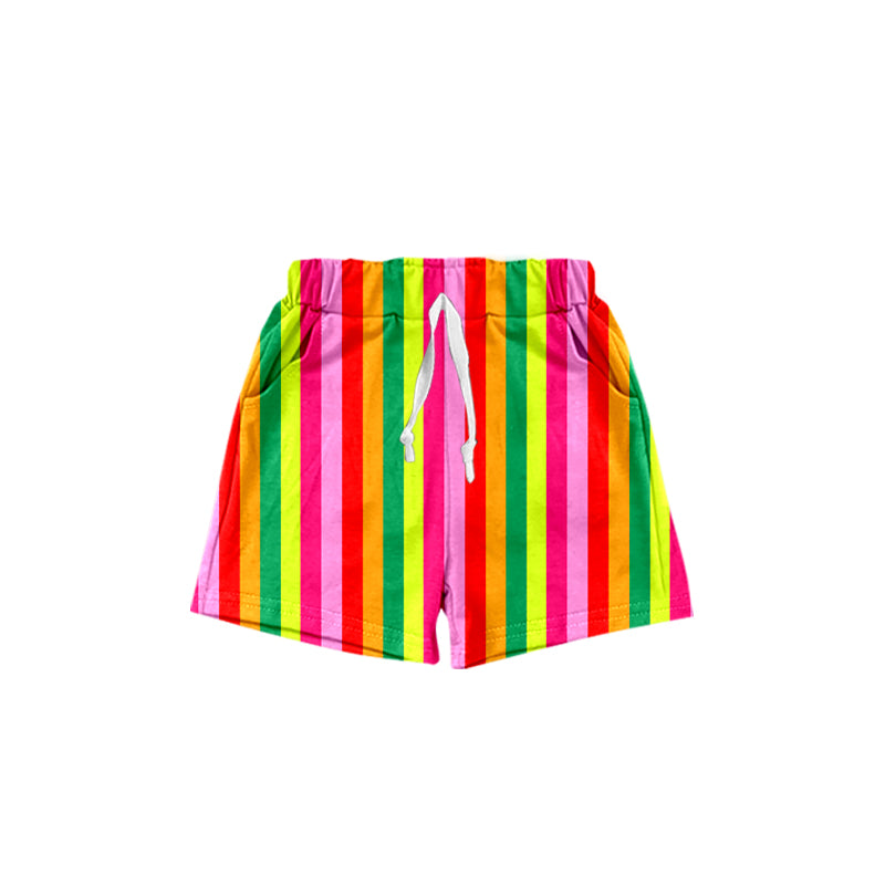 baby boy colorful stripes summer shorts preorder
