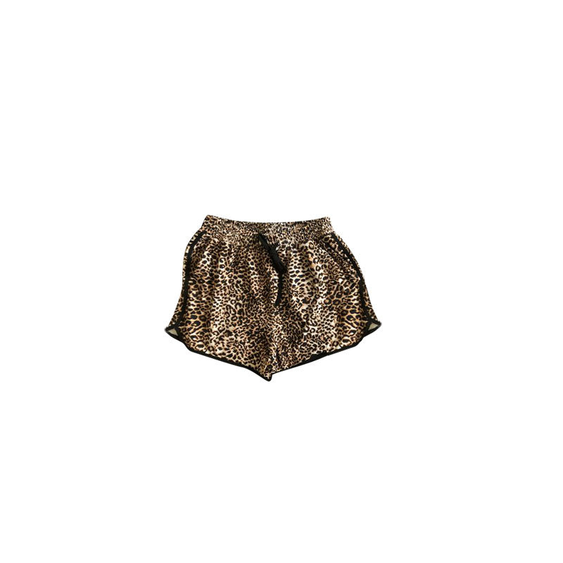 Cheetah print kids summer shorts preorder