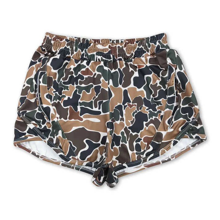 Mommy and me camo summer shorts
