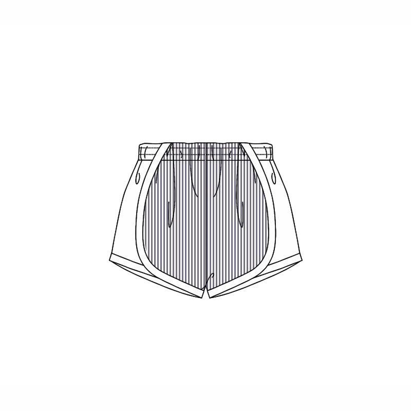 Kids girls grey stripes summer shorts preorder