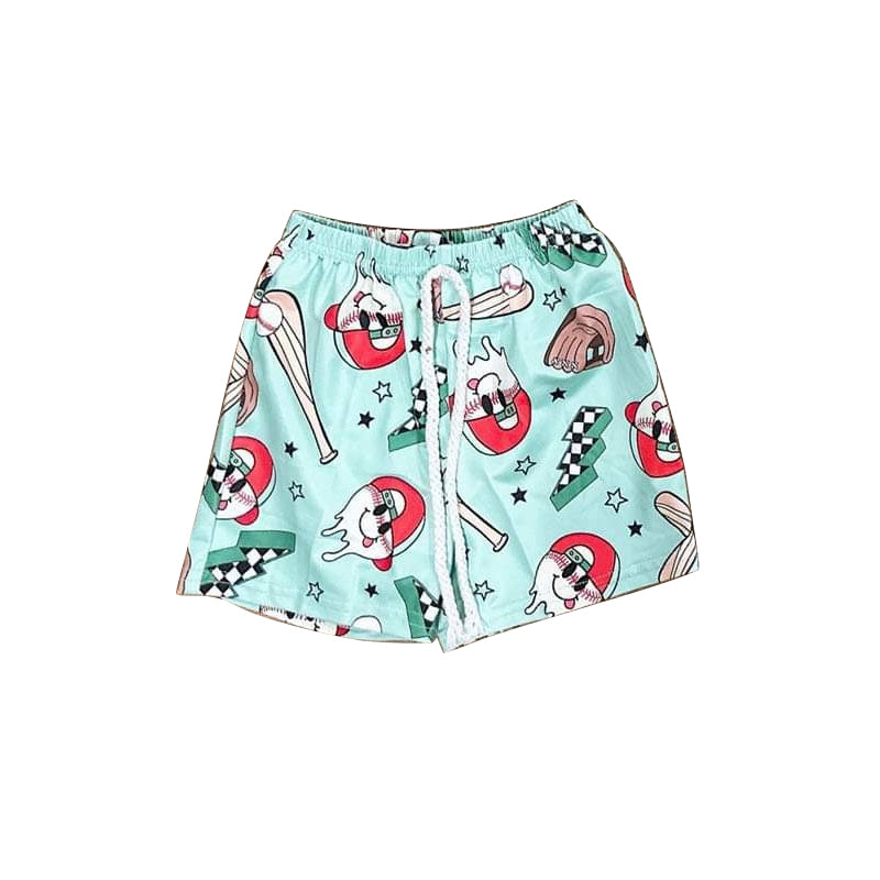 Baby boy baseball print summer shorts preorder