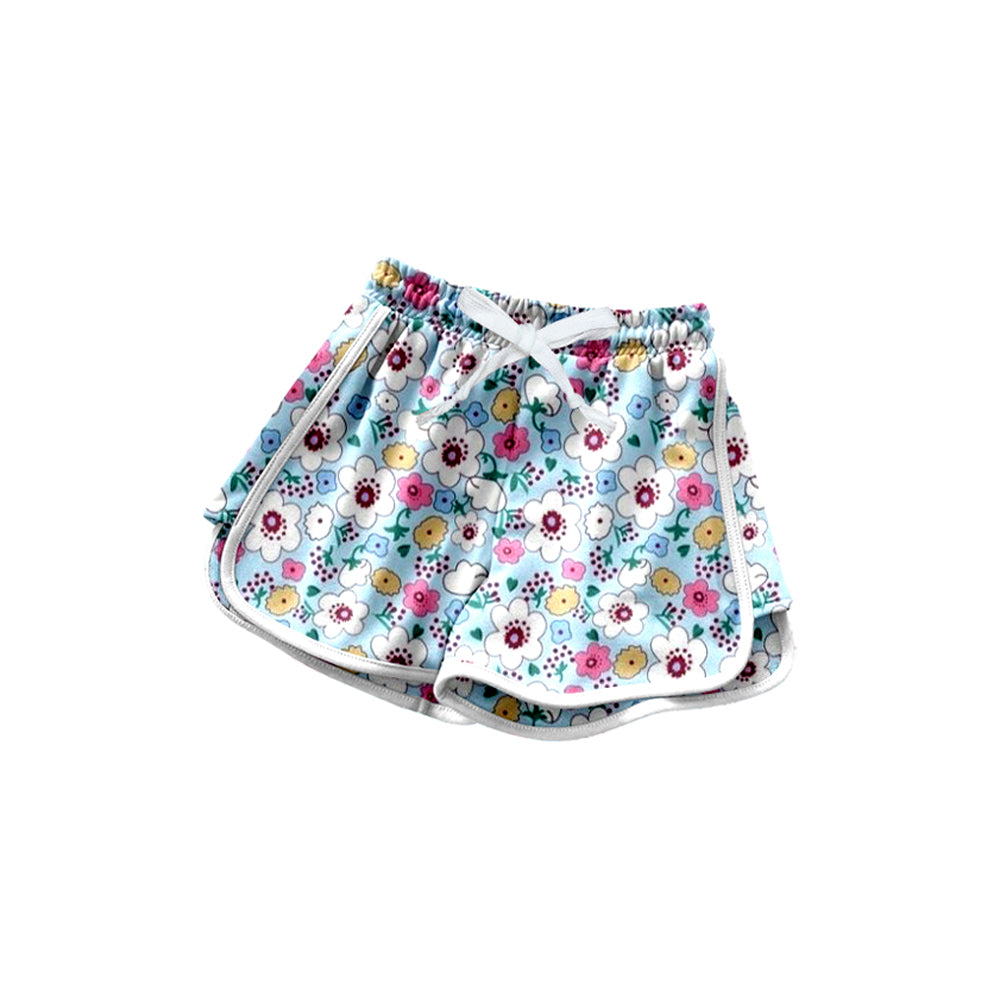 Flower print design baby girl summer shorts preorder