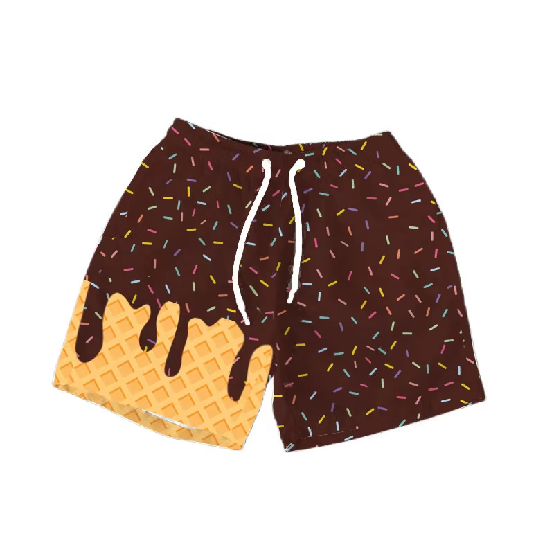 Toddle baby brown design summer shorts preorder