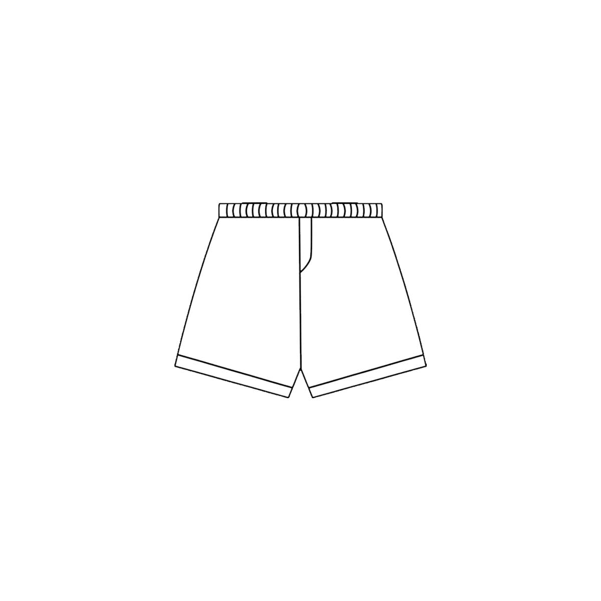 baby girl white yoga shorts preorder
