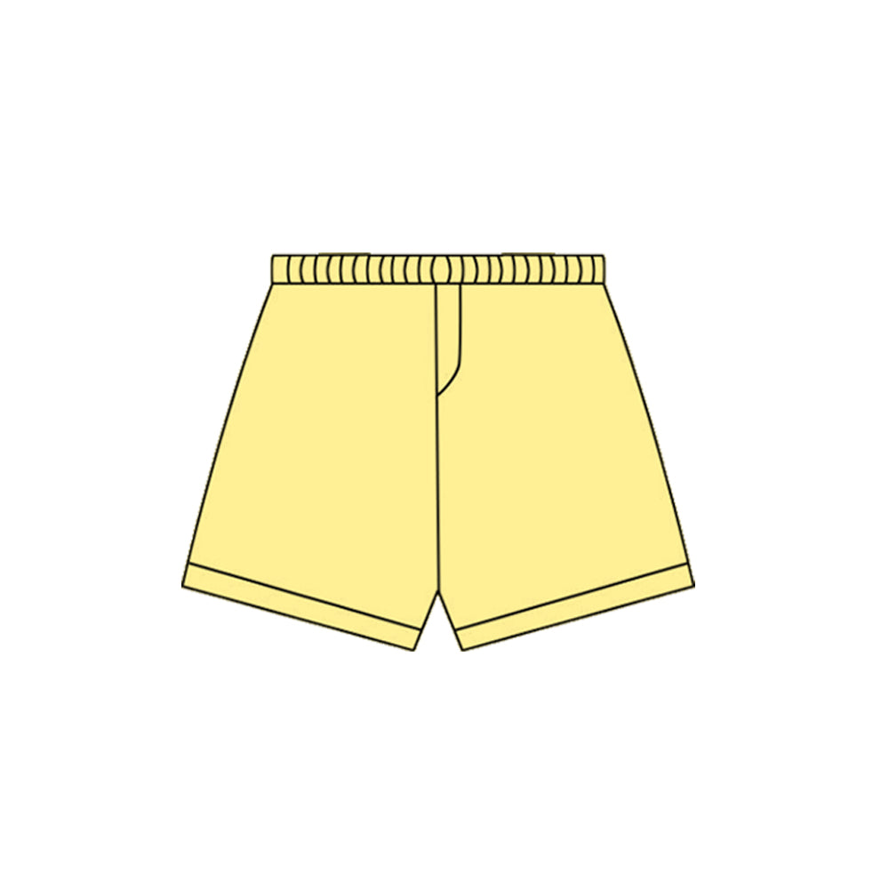 baby girl yellow yoga shorts preorder