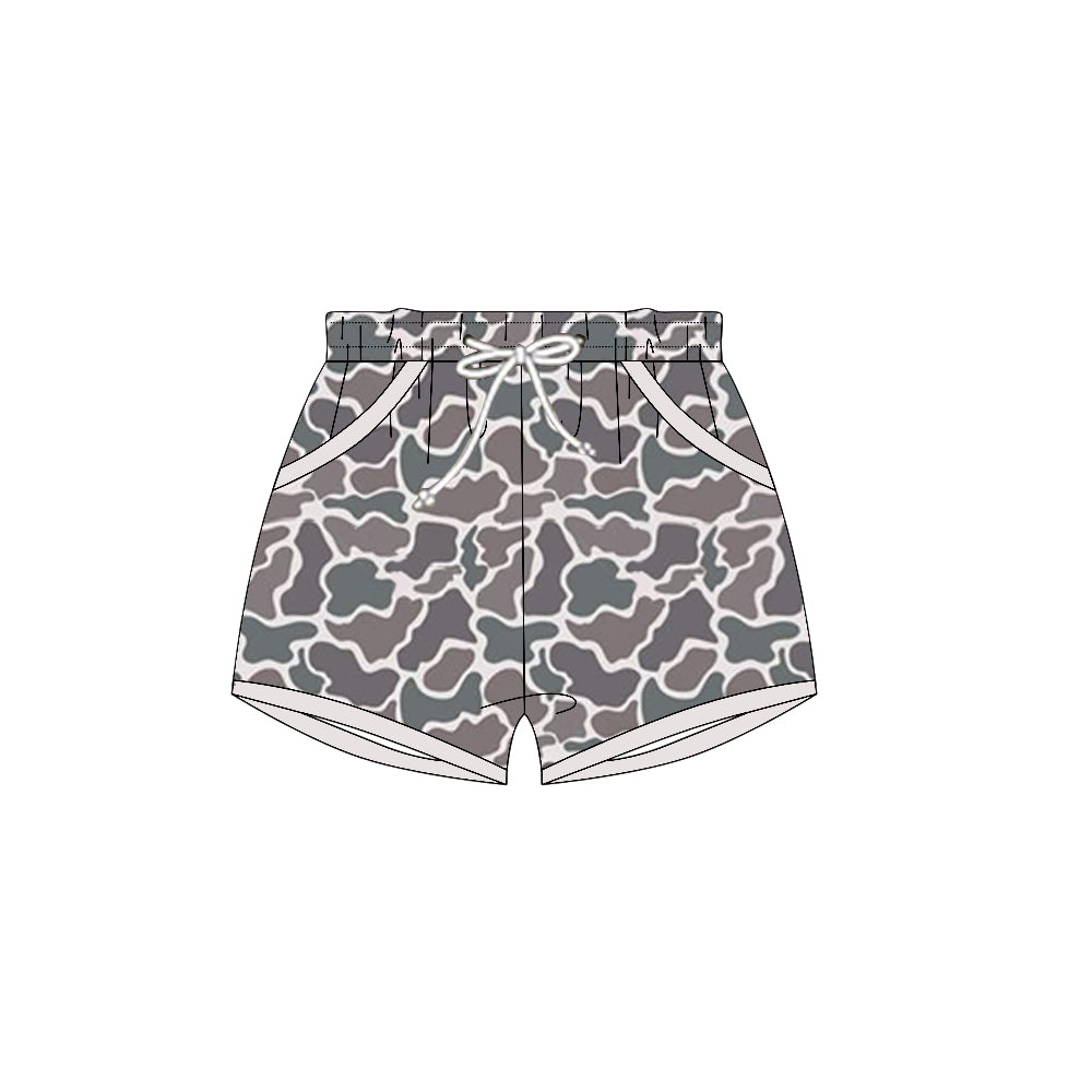 baby boy dark grey camo summer shorts preorder